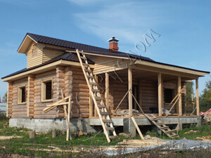 Деревянный дом по проекту Судейкина