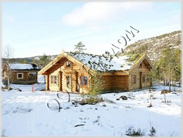 Рубленый дом в норвежских традициях